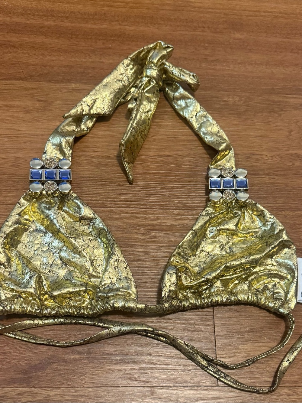 BEACH BUNNY LARGE GOLD BIKINI CRUSH